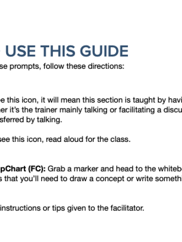 How to Use the Guide